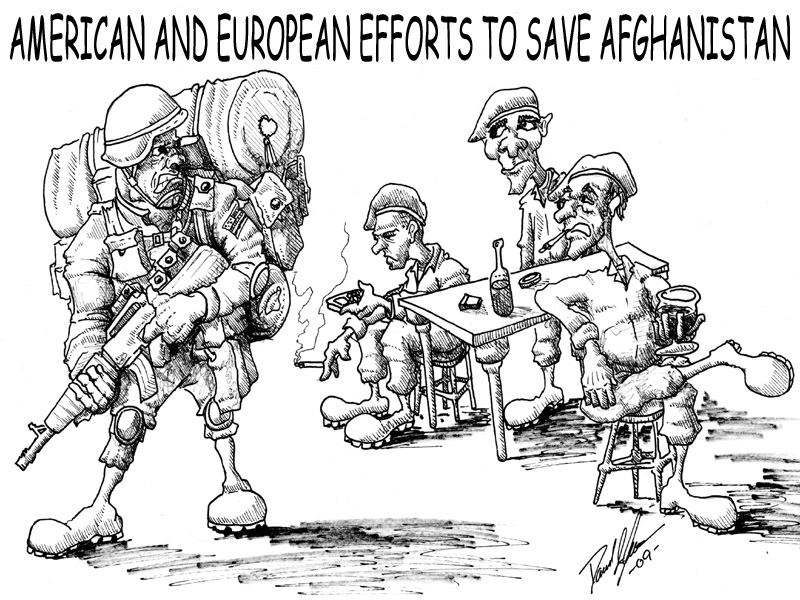 NATO's efforts in Afghanistan