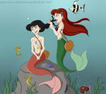 Ariel and Melody by Lawliette-chan