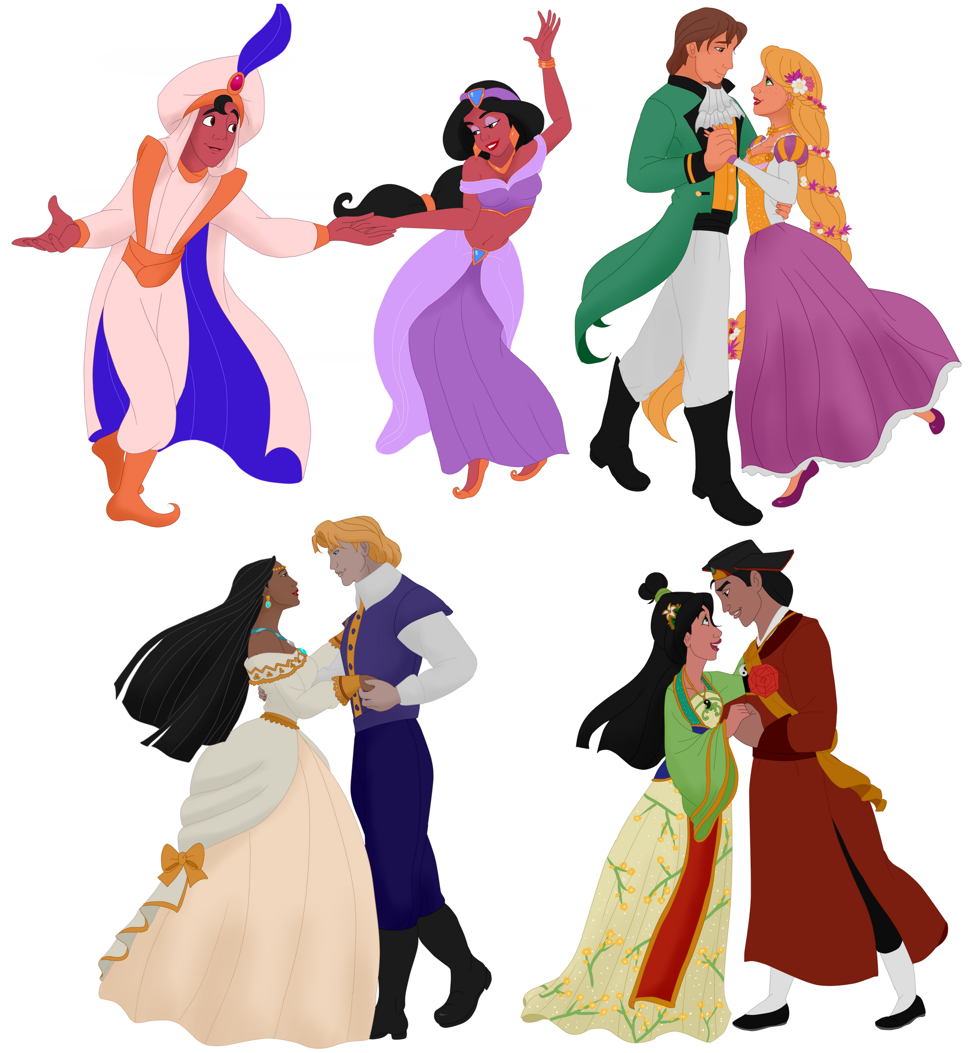 Disney Ballroom Dance - (3) by Lawliette-chan on DeviantArt