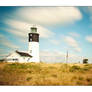 Hoburgen Lighthouse on a windy Day