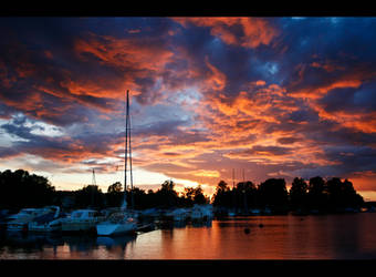 Swedish Summer Sunset by Limaria