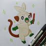 Shiny Grookey recolor