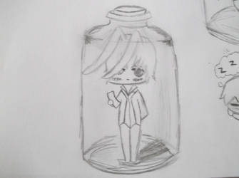 Another bunny boy in a jar