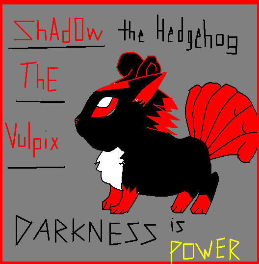 Shadow The Vulpix by SweetvMemories on DeviantArt