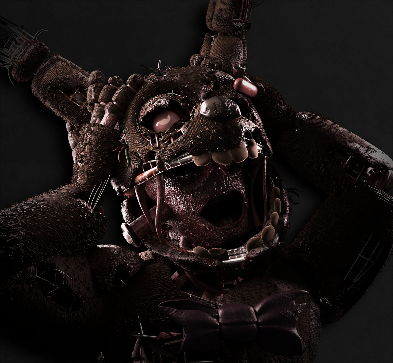 Springtrap Death Screen Springtrap Rare Screen by TheJacorn on DeviantArt