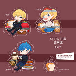 ACCA 13-ku Kansatsu-ka Charms