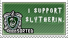 I Support Slytherin stamp 2.0