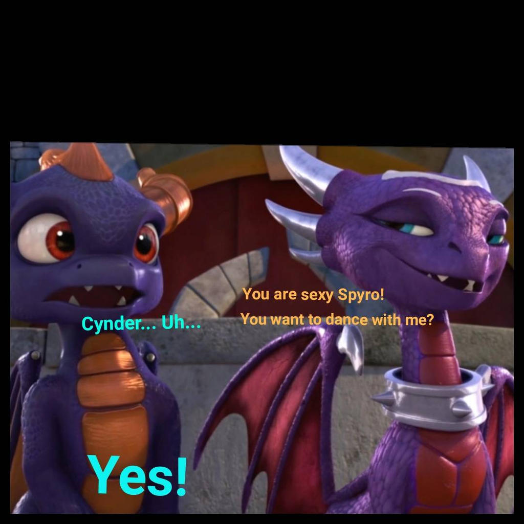 Cynder x Spyro by renhob27 on DeviantArt