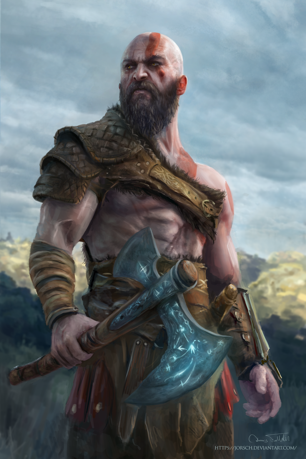God of War Kratos by Jorsch on DeviantArt