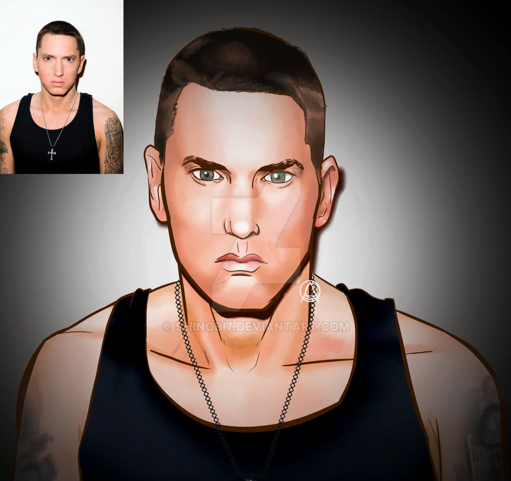 Eminem commission color by shinobi7 on DeviantArt