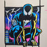 Symbiote Spiderman Acrylic marker study