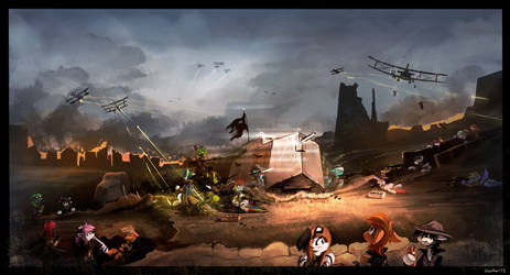 Commission: Battle by Ramiras