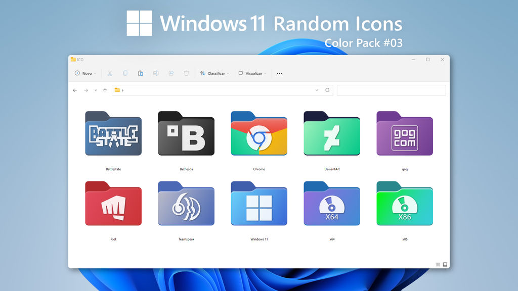 Windows 11 Random Icons Color Pack #03 by ijmm on DeviantArt