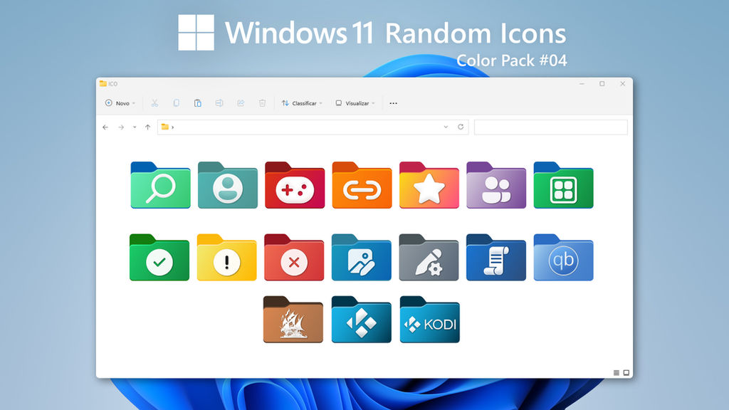 Windows 11 Random Icons Color Pack #04 by ijmm on DeviantArt
