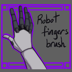 Robot Fingers Brush 1 (FREE CSP BRUSH)