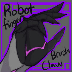 Robot Fingers Brush claw (FREE CSP BRUSHES)