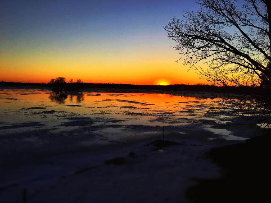 Spring Sunset Drawings The spring sunset by MrSoulFlame on DeviantArt