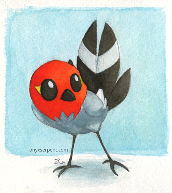 Inktober #4 - Fletchling