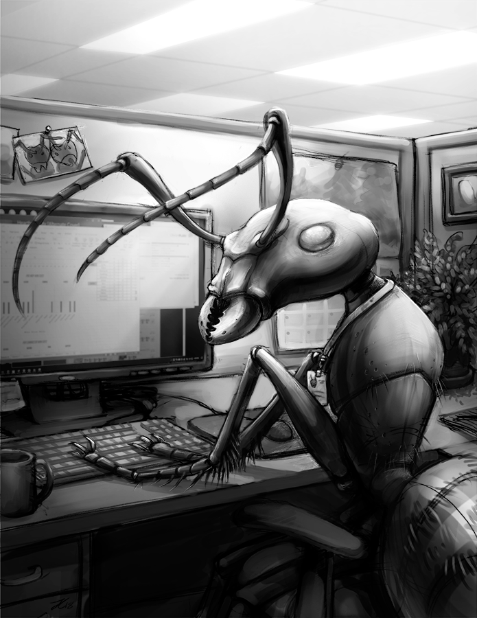 SimAnt - Office Worker by OnyxSerpent