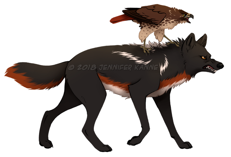 Wolf - Towhee and X ref