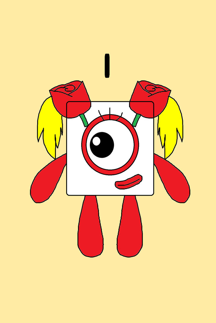 Numberblocks One Girl Rose by Vinaxiuzhen on DeviantArt