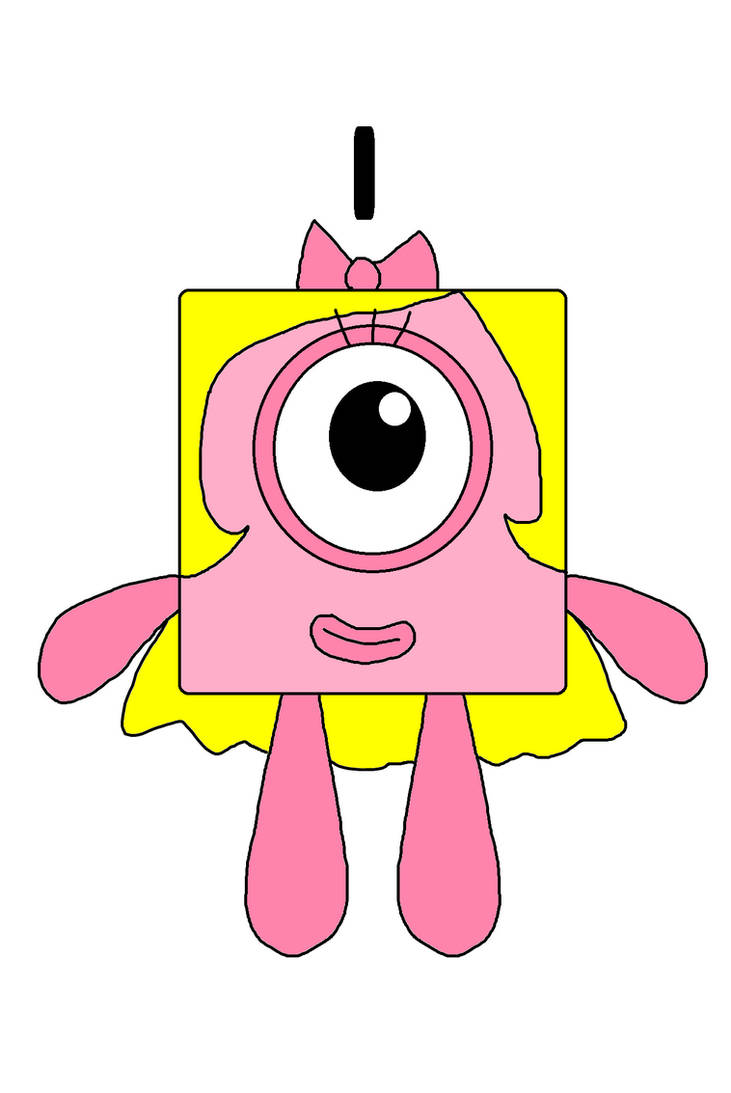 Numberblocks One Girl Airette by Vinaxiuzhen on DeviantArt