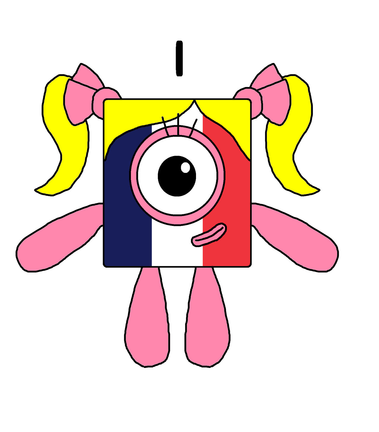 Numberblocks One Girl France by Vinaxiuzhen on DeviantArt