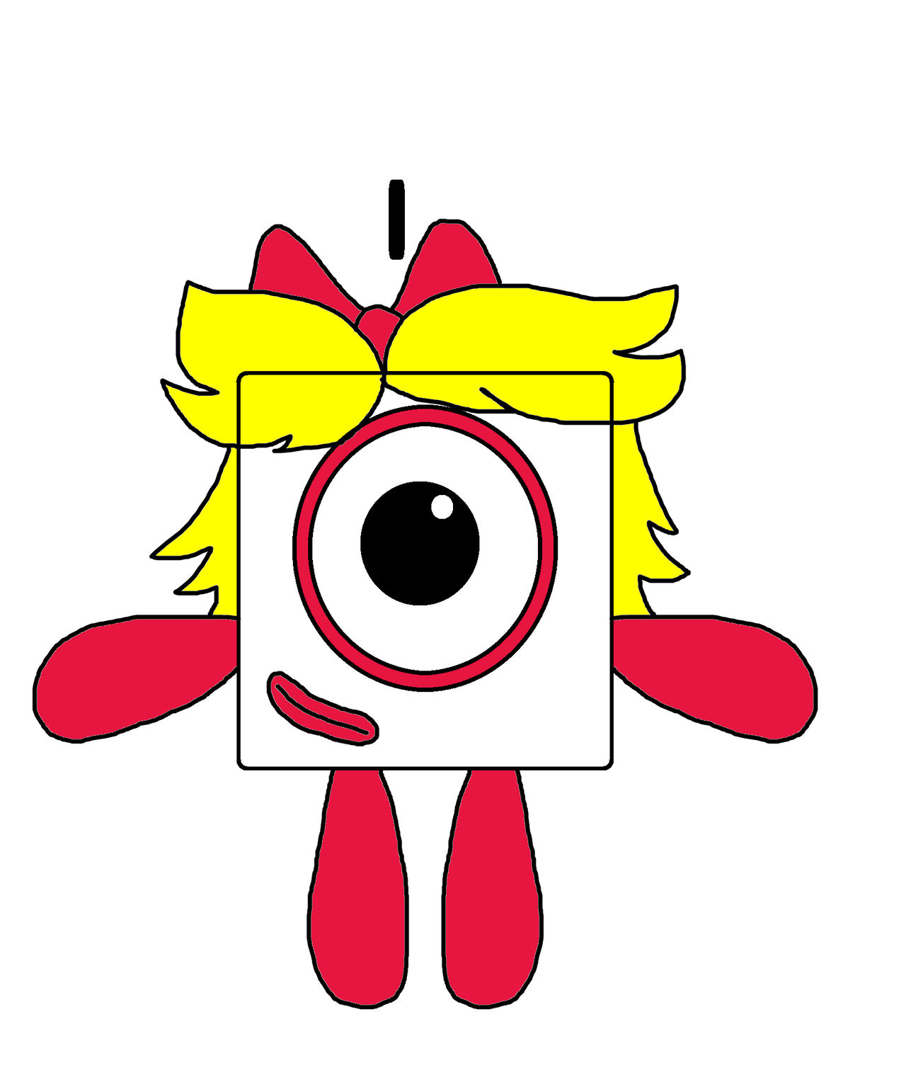 Numberblocks One Girl Rolly by Vinaxiuzhen on DeviantArt