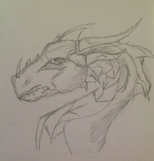 Dragon sketch (bare with me, I'm just learning)