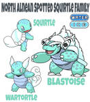 Squirtle Family by ajkent14z