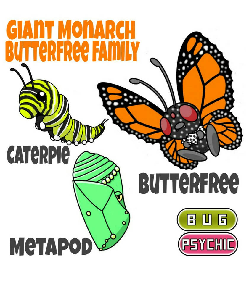 Butterfree Family by ajkent14z