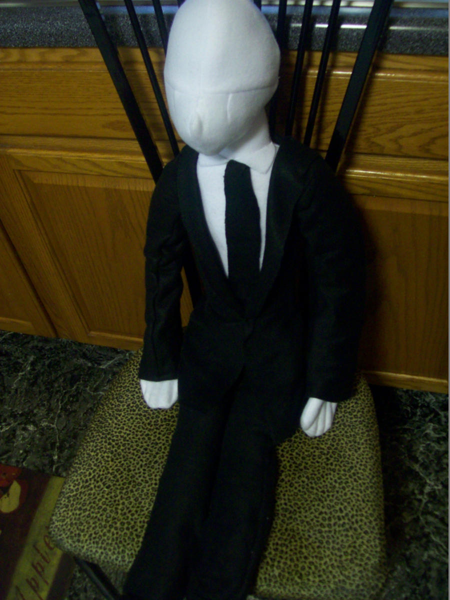 Huge Slender Man plush