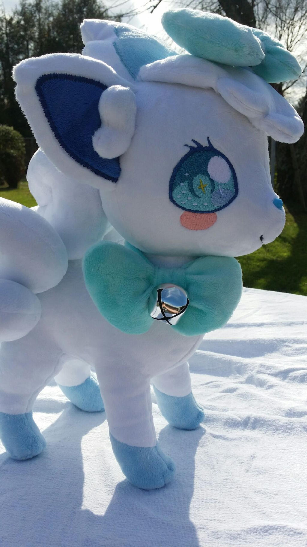 Alolan Vulpix plush! by PollyRockets on DeviantArt
