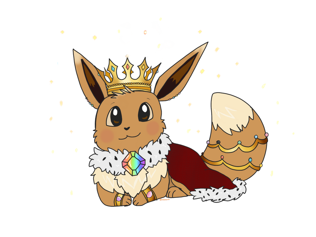Eevee royalty by shadowclaw123456789 on DeviantArt