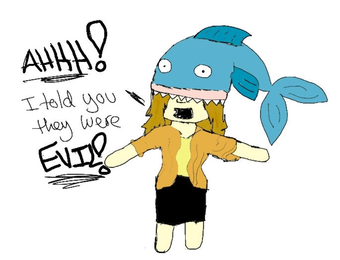 Scared of Fish by Halsvolley on DeviantArt