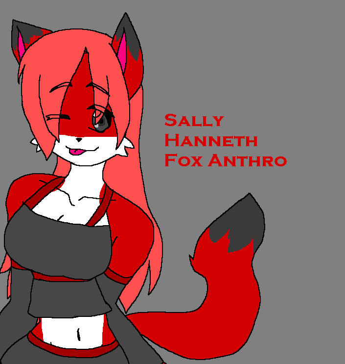 Sally Hanneth Fox Anthro by sasuke1997 on DeviantArt