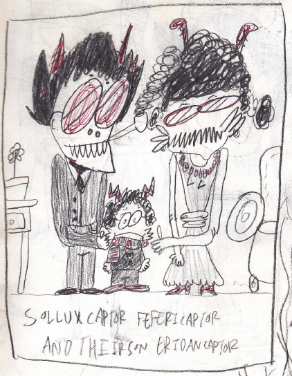 Sollux Captor, Feferi Captor, And Their Son Er