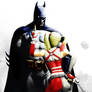 Batman - Harley Quinn Painted