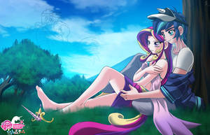 shining armor and Princess cadence