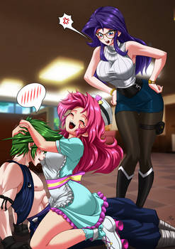 Your harem was waiting for you, Spike!: commission