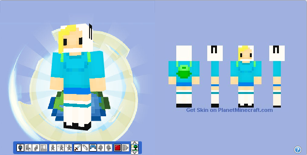 Minecraft Skin - Fionna from Adventure Time