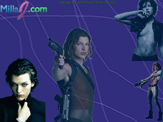 Milla Jovovich Wallpaper Mk2.