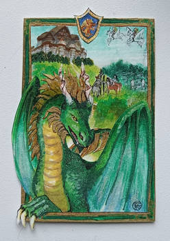 ACEO - dragon from HoMM III