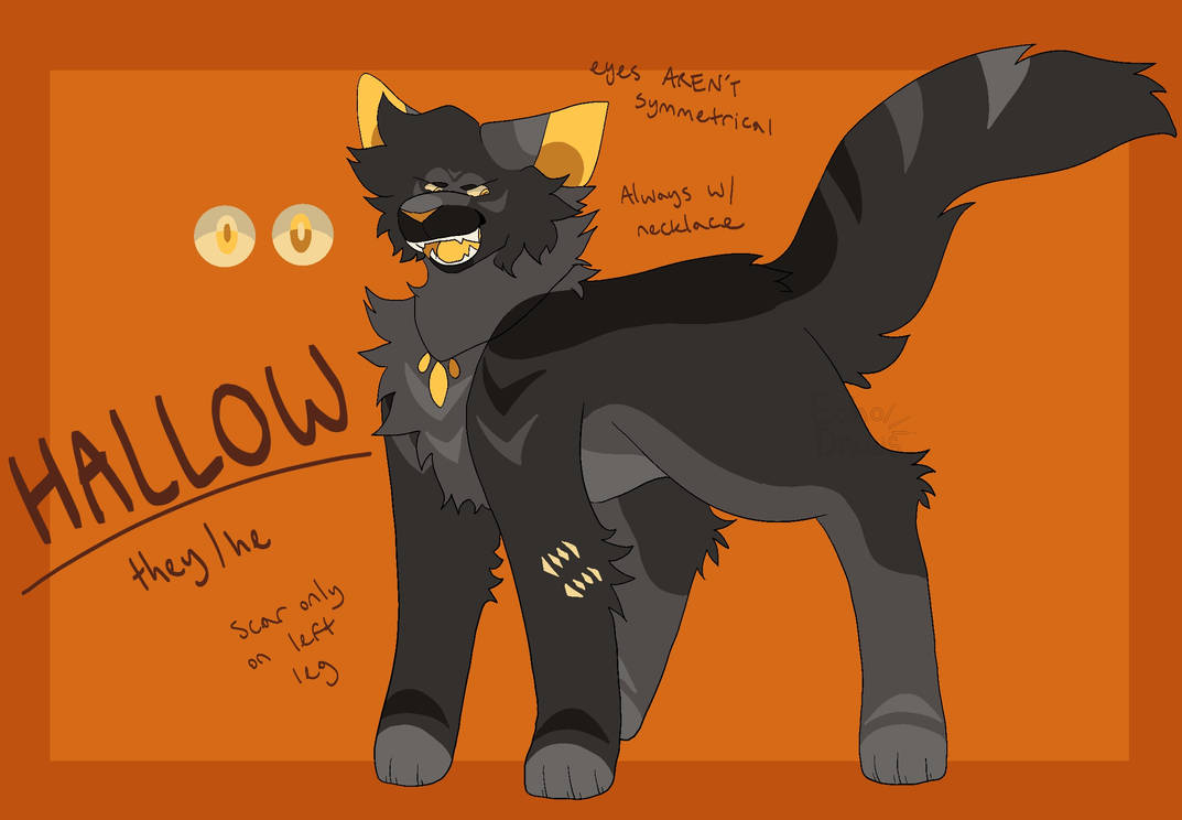 Hallow Reference Sheet by EchoDrawsThingss on DeviantArt