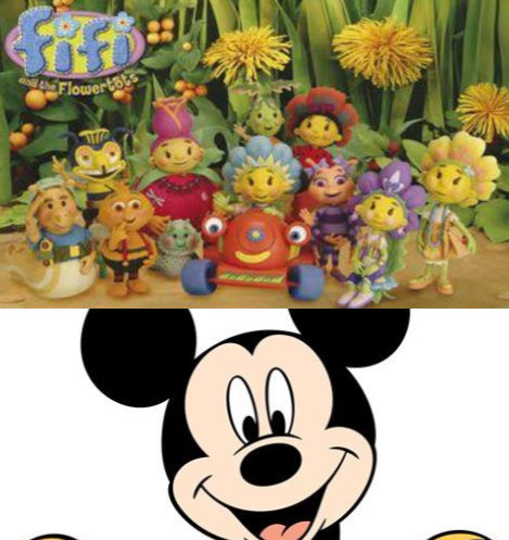 Mickey Likes Fifi And The Flowertots by ShealanRenfro on DeviantArt
