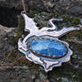 Wise dragon pendant