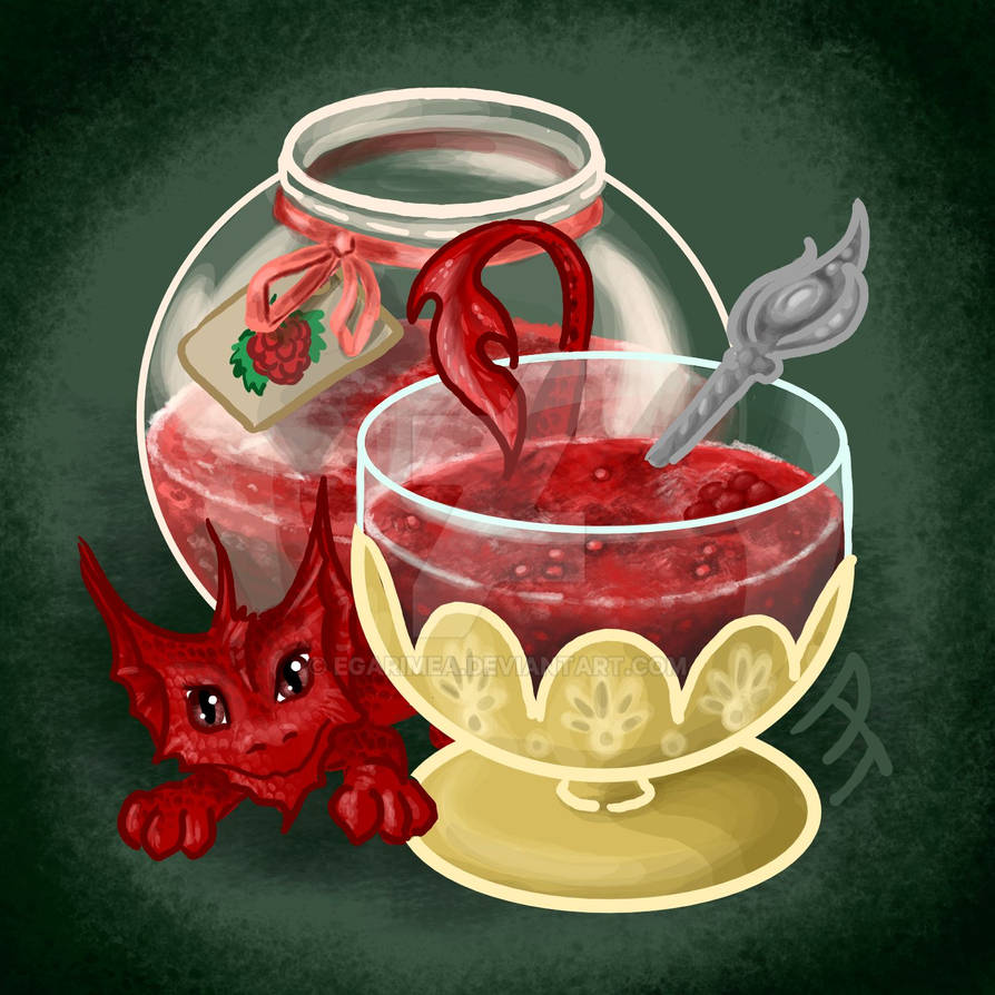 Raspberry Jam Dragon by Egarimea on DeviantArt