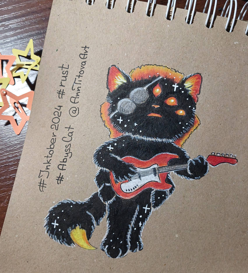 AbyssCat. Inktober day 23. Rust by Egarimea on DeviantArt