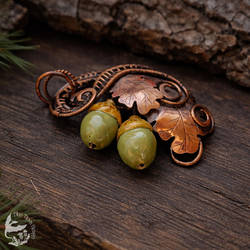 Oak Brooch - Strength That Endures