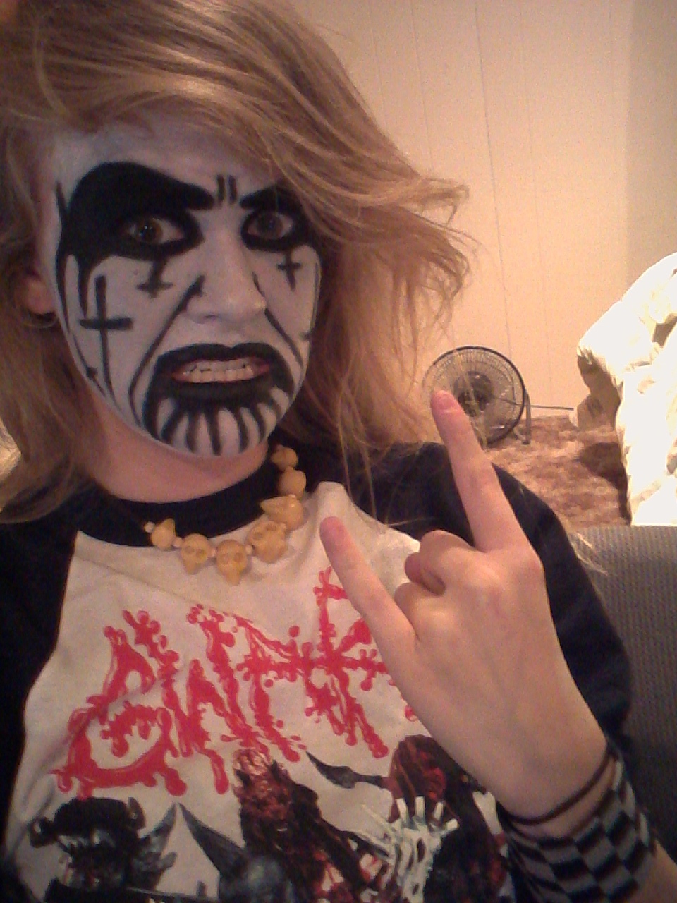 King Diamond makeup